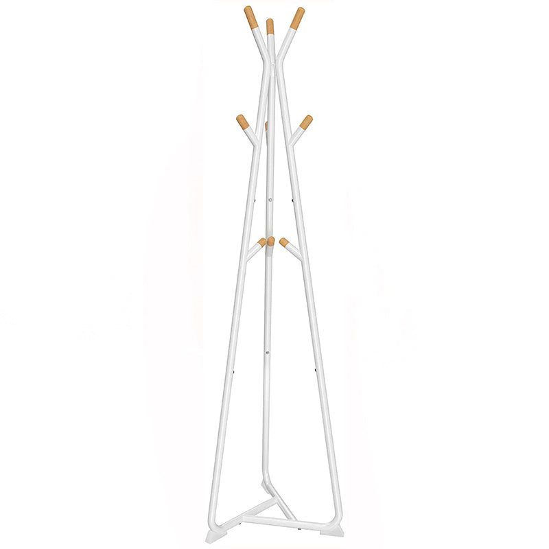 Porte manteau bois blanc sur pied