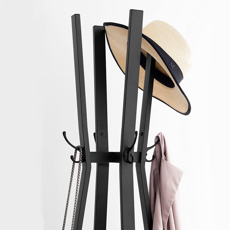 Porte manteau sur pied noir design