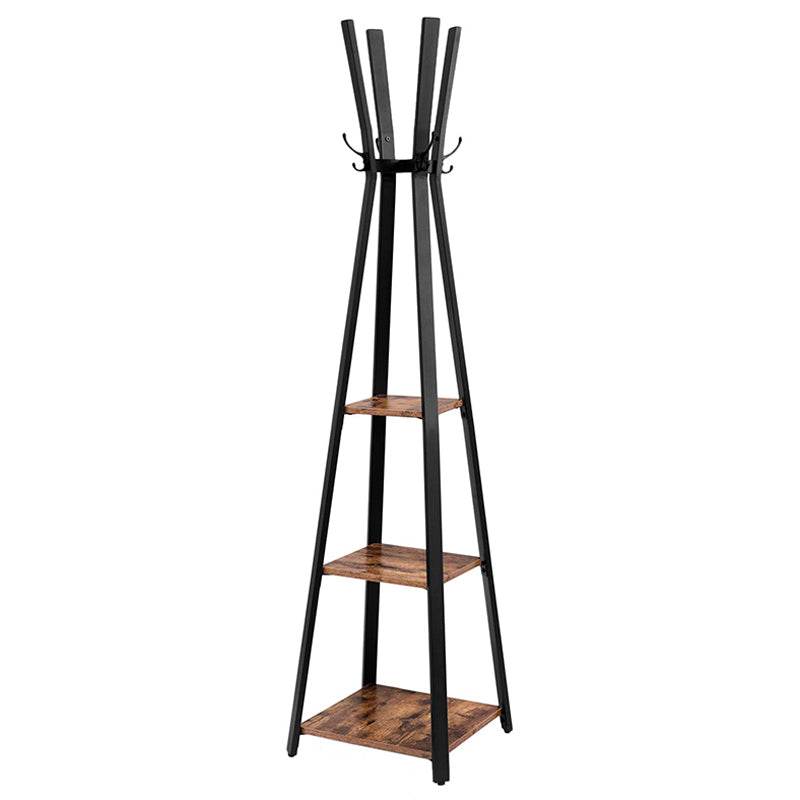 Porte manteau sur pied noir design