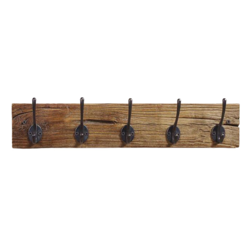 Porte manteau mural bois vintage