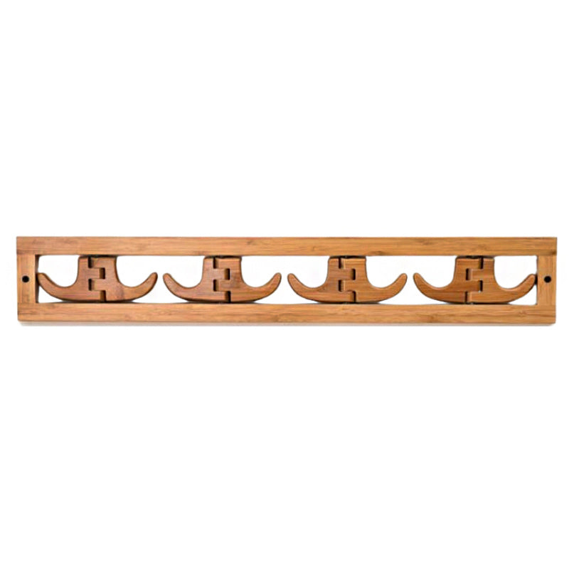 Porte manteau mural bois original